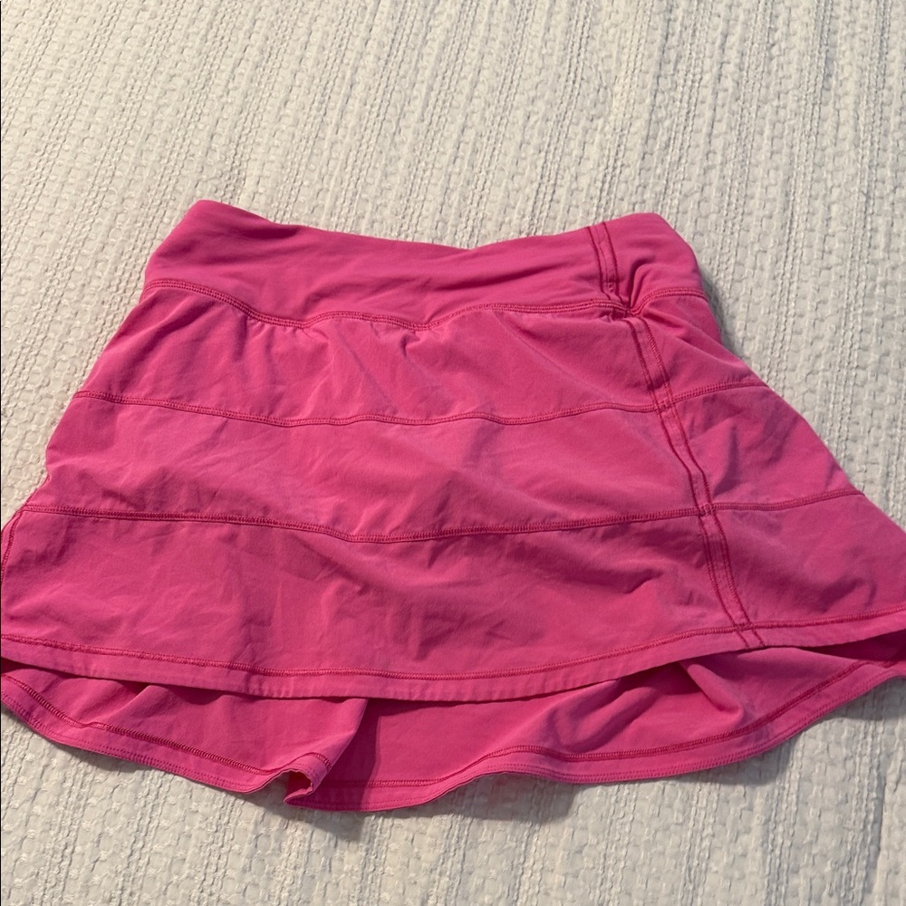 lululemon athletica Hot Pink Layered A-Line Skort
